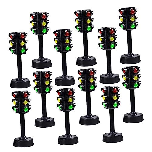 Vaguelly 12 Stück Für Die Frühkindliche Bildung Zebrastreifen-lichtsignal- Pädagogisches Ampelmodell Verkehrszeichen Für Ampelmodell Für Kleinkinder Abs von Vaguelly