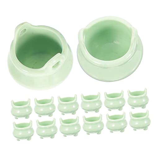 Vaguelly 12 Stück Hexenkesselspielzeug Hexerei Mini-Kesselkessel Halloween-Kessel klein Dekoration Halloween-Miniaturen zum Basteln Halloween-Miniatur-Hauszubehör Plastik Vaguelly 12 Stück Hexenkesselspielzeug Hexerei Mini-Kesselkessel Halloween-Kessel klein Dekoration Halloween-Miniaturen zum Basteln Halloween-Miniatur-Hauszubehör Plastik von Vaguelly