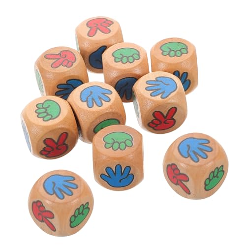 Vaguelly Holzwürfelspiel-Set 12-teilig Mehrseitige Würfel Für Die Familienbar Zur Verwendung Über Altersgruppen Vaguelly Holzwürfelspiel-Set 12-teilig Mehrseitige Würfel Für Die Familienbar Zur Verwendung Über Altersgruppen von Vaguelly