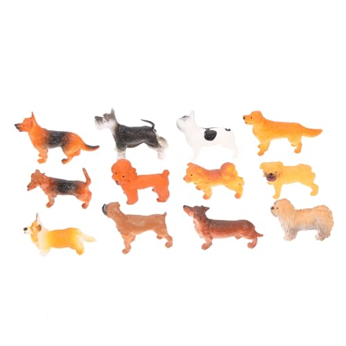 Vaguelly 12 Stück Hundemodell für Hund kleine Hunde Miniatur Hundewelpen Party hundefigur hundenapf Set Dog Statue Hundestatuen Tiermodelle realistische Welpenfiguren Mini-Hundeschmuck PVC Vaguelly 12 Stück Hundemodell für Hund kleine Hunde Miniatur Hundewelpen Party hundefigur hundenapf Set Dog Statue Hundestatuen Tiermodelle realistische Welpenfiguren Mini-Hundeschmuck PVC von Vaguelly