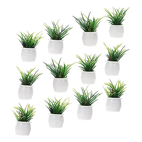 Vaguelly 12stücke Teiliges Miniatur Pflanzen Für Bonsai Dekoration Für Mikrolandschaften Deko Und Miniaturhäuser von Vaguelly