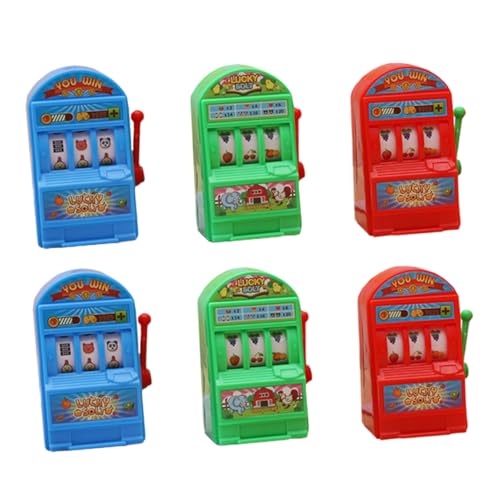 Vaguelly 12 STK Lotteriemaschine Einarmiger Bandit Bingo-Käfig-Maschine Kinderspielzeug Spielzeuge Interaktiver Spielautomat Kinder-Accessoire Puzzle Produkte für Kinder Eltern-Kind Plastik von Vaguelly