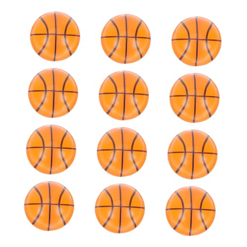 Vaguelly 12 Stück Mini Basketball Stressbälle Weiche Pu Schaum Kugeln zum Quetschen Stressabbau für Erwachsene von Vaguelly