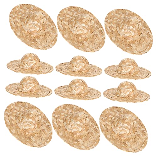 Vaguelly Mini Strohhüte Für Puppen Handgefertigte Geflochtene Sombreros Kreative DIY Zubehörteile Für Puppenhaus Dekoration Und Bastelprojekte Vaguelly Mini Strohhüte Für Puppen Handgefertigte Geflochtene Sombreros Kreative DIY Zubehörteile Für Puppenhaus Dekoration Und Bastelprojekte von Vaguelly