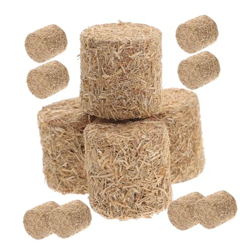 Vaguelly 12 Stück Miniatur Heuballen Dekorative Miniatur Haystacks für Puppenhaus und Mini Garten Wohnaccessoire für DIY Projekte und Szenerien Vaguelly 12 Stück Miniatur Heuballen Dekorative Miniatur Haystacks für Puppenhaus und Mini Garten Wohnaccessoire für DIY Projekte und Szenerien von Vaguelly