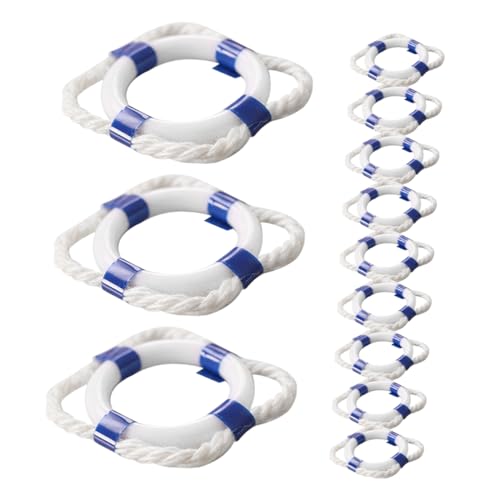 Vaguelly 12 Stück Miniature Rettungsring Modell Nautische Dekoration für Puppenhaus Mikrolandschaft Robustes Langlebiges Plastik Mediterranes Flair für Ihr Zuhause Vaguelly 12 Stück Miniature Rettungsring Modell Nautische Dekoration für Puppenhaus Mikrolandschaft Robustes Langlebiges Plastik Mediterranes Flair für Ihr Zuhause von Vaguelly