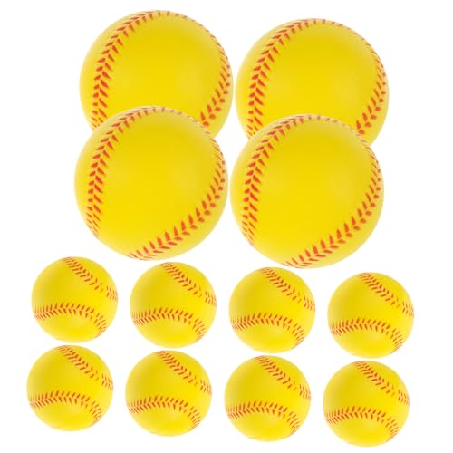 Vaguelly 12er-Pack Soft Squeeze Baseball-Spielzeug Sicheres Pu Für Das Baseball-Training von Vaguelly