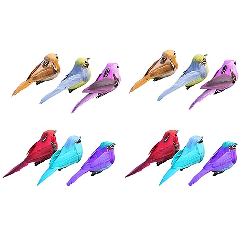 Vaguelly 12 Stück Simulationsvogeldekoration Vögel Dekoration Simulierter Gefiederter Lockiger Vogel Vogelverzierung Mini-simulationsvögel Vogel Figur Schaumstoff Vaguelly 12 Stück Simulationsvogeldekoration Vögel Dekoration Simulierter Gefiederter Lockiger Vogel Vogelverzierung Mini-simulationsvögel Vogel Figur Schaumstoff von Vaguelly