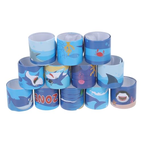 Vaguelly Slap Armbänder für Kinder 12 Stück Partygeschenk Cartoon Armbänder Süßes Armband Sommer Dekoration von Vaguelly