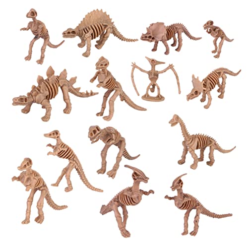 Vaguelly 12 Stück Teiliges Dinosaurier Skelett Realistische Simulation Dinosaurier Modelle für Pädagogisches Lernspielzeug für Kreative Geschichten und Dekoration Vaguelly 12 Stück Teiliges Dinosaurier Skelett Realistische Simulation Dinosaurier Modelle für Pädagogisches Lernspielzeug für Kreative Geschichten und Dekoration von Vaguelly