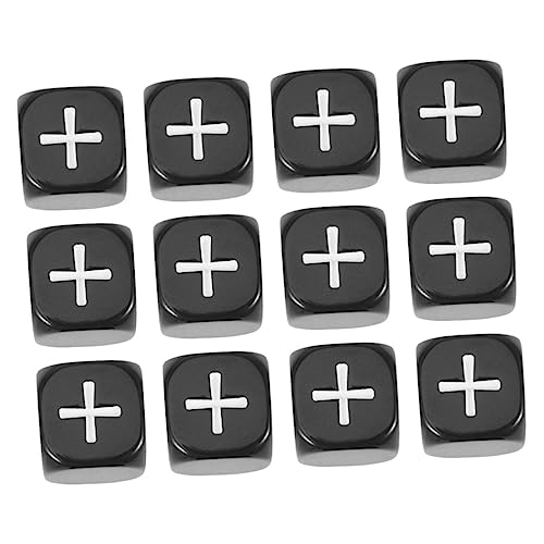 Vaguelly 12 Stück Teiliges Mathematische Lernwürfel für Würfel für Addition und Subtraktion für Mathematikunterricht und Lernspiele Fördert Spielerisches Lernen von Vaguelly