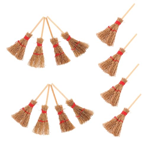 Vaguelly 12 Stück Teiliges Mini Hexenbesen Beige Miniatur Besen Puppenhaus Zubehör Halloween Dekoration Mikrodetail Handwerksbesen für Kostüm Party Accessoire Vaguelly 12 Stück Teiliges Mini Hexenbesen Beige Miniatur Besen Puppenhaus Zubehör Halloween Dekoration Mikrodetail Handwerksbesen für Kostüm Party Accessoire von Vaguelly
