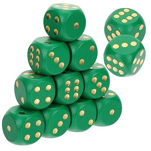 Vaguelly 12 Stück Würfel St. Patrick Partygeschenke St. Patrick St. Patrick Day Zubehör Green Holz Vaguelly 12 Stück Würfel St. Patrick Partygeschenke St. Patrick St. Patrick Day Zubehör Green Holz von Vaguelly