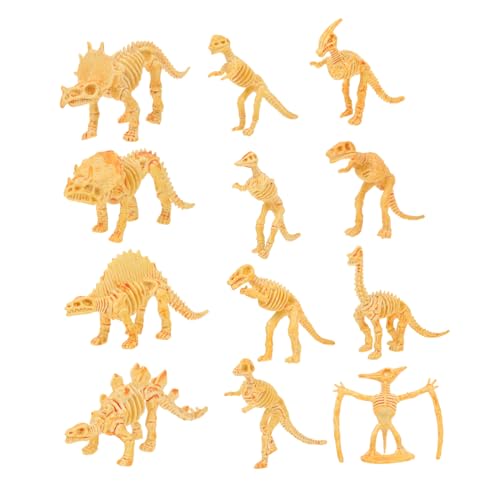 Vaguelly 12-teiliges Nachahmungs-Dinosaurier-Figuren-Set Für Jungen Und Mädchen Pädagogisches Dinosaurier-Skelett-Modell-Spielzeug Vaguelly 12-teiliges Nachahmungs-Dinosaurier-Figuren-Set Für Jungen Und Mädchen Pädagogisches Dinosaurier-Skelett-Modell-Spielzeug von Vaguelly
