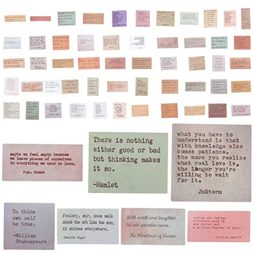 Vaguelly 120 Stücke Inspirierende Zitate Planer Aufkleber Sammelalbum Aufkleber Motivierende Sprüche Aufkleber Für Journal von Vaguelly