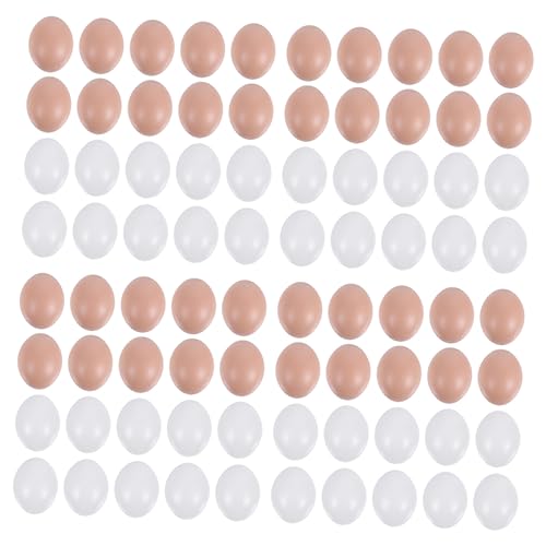 Vaguelly 120 Stück Kunsteier Weiße Eier Zum Basteln Eier Zum Befüllen Unfertige Eier Dekoration Eier Zum Selberfärben Eier Für Eierspielzeug Ostern Unbemalte Eier Simulations von Vaguelly