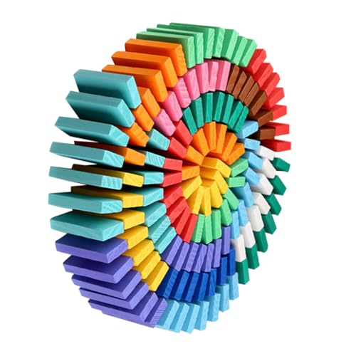 Vaguelly 120Stücke Domino für Farbenfrohe Bausteine Langlebig und Sicher für Kreative Lernspiele und Mathematische Übungen Vaguelly 120Stücke Domino für Farbenfrohe Bausteine Langlebig und Sicher für Kreative Lernspiele und Mathematische Übungen von Vaguelly