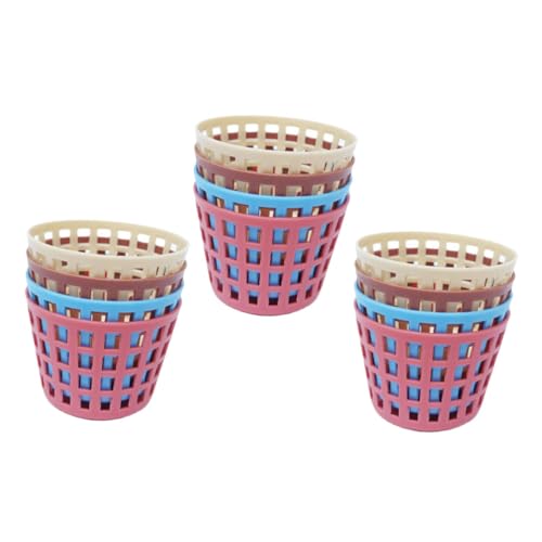 Vaguelly 12pcs PVC Mini Storage Boxen Puppenhaus Requisiten Mini Lagerung Spielhaus Decor Elemente von Vaguelly