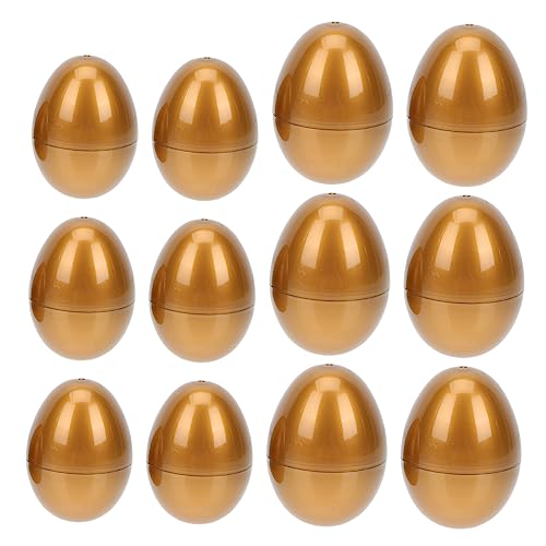 Vaguelly 12St Gacha befüllbar Gel Eierschlagbecher Füllstoffe Eierbecher für gekochte Eier easter eggs ostern sußichkeiten box Schokoladenschachteln Osterei-Verzierungen pp Golden Vaguelly 12St Gacha befüllbar Gel Eierschlagbecher Füllstoffe Eierbecher für gekochte Eier easter eggs ostern sußichkeiten box Schokoladenschachteln Osterei-Verzierungen pp Golden von Vaguelly