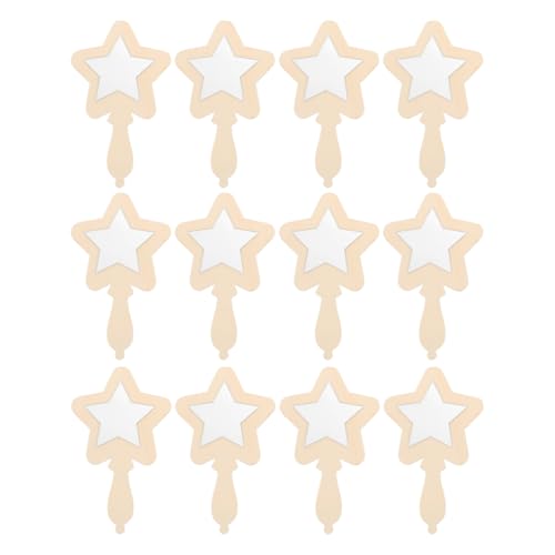 Vaguelly Spiegel Für Kinder 12 Stück Holzspiegel Handspiegel Klein Bruchsicher Basteln Unvollendet Für Holzmalerei Vaguelly Spiegel Für Kinder 12 Stück Holzspiegel Handspiegel Klein Bruchsicher Basteln Unvollendet Für Holzmalerei von Vaguelly