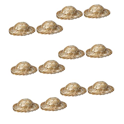 Vaguelly 12St Mini-Strohhut-Modell bastelset basteln für Handgemachte Dekoration Stroh Hut wohnzimmerdeko faltbar Strohhutdekore co Miniatur-Ornamente strohhüte dekore Vaguelly 12St Mini-Strohhut-Modell bastelset basteln für Handgemachte Dekoration Stroh Hut wohnzimmerdeko faltbar Strohhutdekore co Miniatur-Ornamente strohhüte dekore von Vaguelly