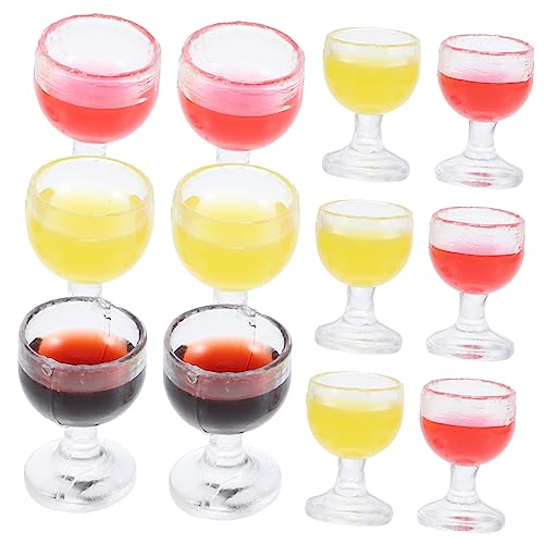 Vaguelly Tragbare Mini-weinbecher Für Das Puppenhaus 12 Stück Miniatur-weingläser Für Jungen Und Mädchen Rollenspiel Vaguelly Tragbare Mini-weinbecher Für Das Puppenhaus 12 Stück Miniatur-weingläser Für Jungen Und Mädchen Rollenspiel von Vaguelly