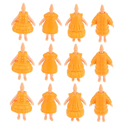 Vaguelly 12St Puppenkörper für kinderspielzeug Toy Set Puppen Mädchen Puppenträger Puppenzubehör selber Machen Körperzubehör für Puppen Plastik Orange Vaguelly 12St Puppenkörper für kinderspielzeug Toy Set Puppen Mädchen Puppenträger Puppenzubehör selber Machen Körperzubehör für Puppen Plastik Orange von Vaguelly