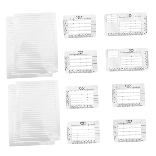 Vaguelly 12St Vorlage für das Briefformat zeichenschablonen Anhängerreiniger Papiermaske für den Abschlussball schlanke Kreditkarte gerade Linie Schablone Journaling-Lineal Plastik Beige Vaguelly 12St Vorlage für das Briefformat zeichenschablonen Anhängerreiniger Papiermaske für den Abschlussball schlanke Kreditkarte gerade Linie Schablone Journaling-Lineal Plastik Beige von Vaguelly
