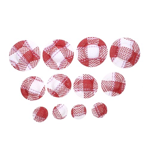 Vaguelly Modisches Mini-streifenhut-Set 12-teilig Für Puppen Langlebiges Und Praktisches Material Vaguelly Modisches Mini-streifenhut-Set 12-teilig Für Puppen Langlebiges Und Praktisches Material von Vaguelly