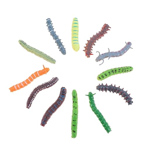 Vaguelly 12 Stücke Lustige Raupen Streichspielzeuge für Kinder Realistische Gefälschte Insekten für Halloween und Aprilscherze Miniature Krabbelspielzeuge für Garten und Partydekoration Vaguelly 12 Stücke Lustige Raupen Streichspielzeuge für Kinder Realistische Gefälschte Insekten für Halloween und Aprilscherze Miniature Krabbelspielzeuge für Garten und Partydekoration von Vaguelly