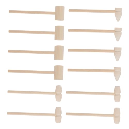 Vaguelly 12Stücke Holzhammer Für Mini Hämmer Lernen Fördert Motorik Und Hand Augen Koordination Sicher Und Langlebig Für Kreative Spielstunden Vaguelly 12Stücke Holzhammer Für Mini Hämmer Lernen Fördert Motorik Und Hand Augen Koordination Sicher Und Langlebig Für Kreative Spielstunden von Vaguelly