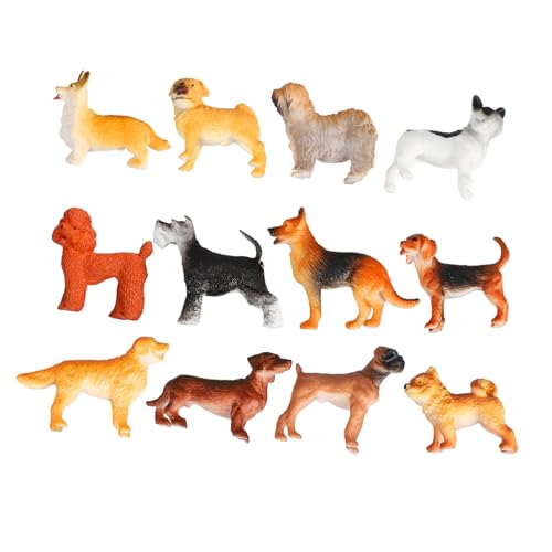 Vaguelly 12Stücke Hundefiguren Aus Kunststoff Realistische Welpenstatuen Kreative Tierfiguren Für Minigärten Und Schreibtische Perfektes Vaguelly 12Stücke Hundefiguren Aus Kunststoff Realistische Welpenstatuen Kreative Tierfiguren Für Minigärten Und Schreibtische Perfektes von Vaguelly