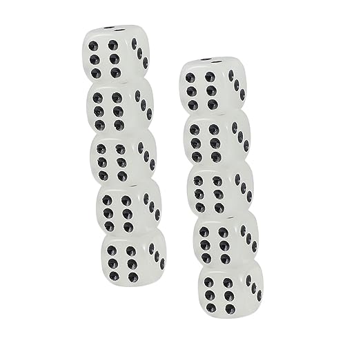 Vaguelly 12mm Würfelset Mit Runden Ecken Würfel-Requisite Für Brettspiele von Vaguelly