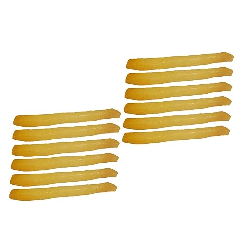 Vaguelly 12pcs Künstliche Frites Chips Spielzeug Gefälschte Lebensmittel Spielzeug Für Jungen Und Mädchen Fotografie Requisiten von Vaguelly