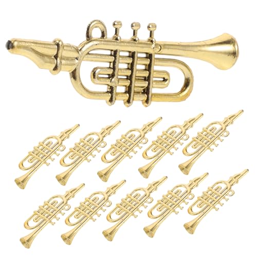 Vaguelly Weihnachtsbaumschmuck Miniaturinstrumente Trompetensaxophon Ornamente Für Weihnachtsdekorationen von Vaguelly