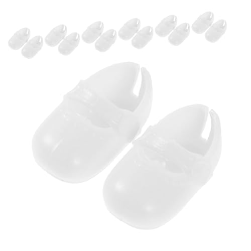 Vaguelly 135 Paare Doll Shoes für Figuren Bunte Flache und Stabile Stiefelmodelle für Kreative Spielmöglichkeiten und Sammler Zubehörteile für Puppen und Puppenhäuser von Vaguelly