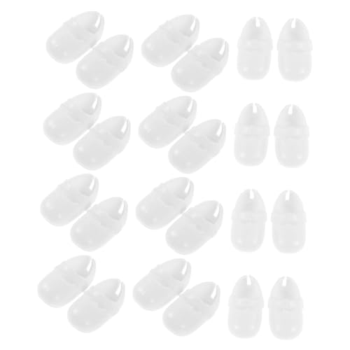 Vaguelly 135 Paare Puppenschuhe Mini Finger Schuhe Süße Accessoires für Puppenhäuser für Rollenspiele und Bastelprojekte mit Stabiler Sohle für Sicheren Halt von Vaguelly