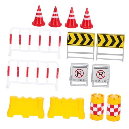 Vaguelly 14 STK Verkehrsbarrikadenmodell Straßenspielzeug Verkehrszeichen- -Stick-Fliese Fußballhütchen für Verkehrszeichen-Wandleuchte Mini-Straßenlaternen Harz Vaguelly 14 STK Verkehrsbarrikadenmodell Straßenspielzeug Verkehrszeichen- -Stick-Fliese Fußballhütchen für Verkehrszeichen-Wandleuchte Mini-Straßenlaternen Harz von Vaguelly