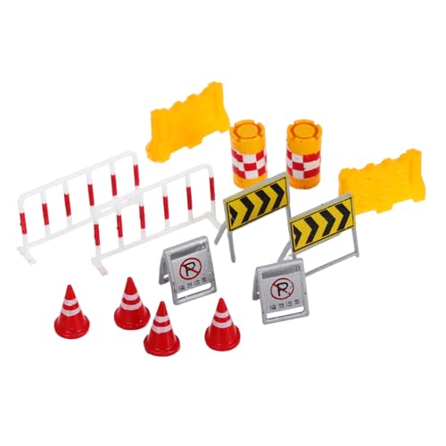 Vaguelly 14 Stück Kleiner Verkehrszeichen Spielset für Kinder Lebensechte Straßensperren Verkehrskegel Tragbare Spielzeug Ampeln für Kreative Miniatur Szenen Vaguelly 14 Stück Kleiner Verkehrszeichen Spielset für Kinder Lebensechte Straßensperren Verkehrskegel Tragbare Spielzeug Ampeln für Kreative Miniatur Szenen von Vaguelly