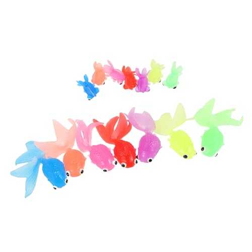 Vaguelly 14Stücke Schwimmende Goldfisch Spielzeuge für Interaktive Wasserspiele und Aquarium Dekoration Mehrfarbige Fischmodelle für Badespaß und Garten Deko Vaguelly 14Stücke Schwimmende Goldfisch Spielzeuge für Interaktive Wasserspiele und Aquarium Dekoration Mehrfarbige Fischmodelle für Badespaß und Garten Deko von Vaguelly