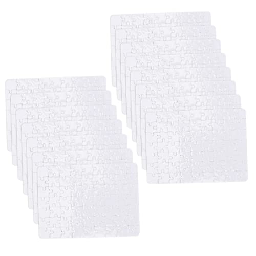 Vaguelly 15 Blätter DIY Blanko Puzzle DIY Puzzle Puzzles Wärmeübertragung Bastelpuzzle Malpuzzles Für Zeichnen Blanko Puzzles DIY Transferpuzzle Lernspielzeug von Vaguelly