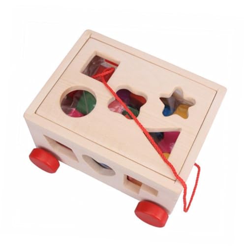 Vaguelly 15 Holz passendes Spielzeug dartscheibe Kinder mitgebsel Kinder gastgeschenke Geburtstag Memory barn Spielzeuge Holzbausteine pädagogisches Spielzeug hölzern Intelligenz-Box Bambus von Vaguelly