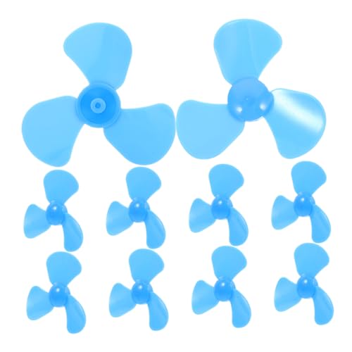Vaguelly 15 Stück Mini Lüfterblätter aus Kunststoff für DIY Bastelarbeiten und Experimente Flexibel Installieren für Schülerprojekte von Vaguelly
