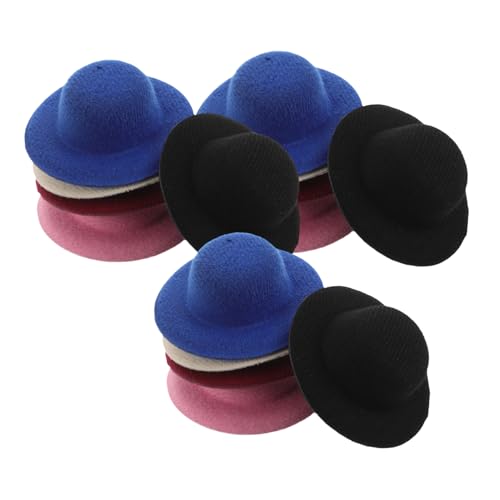 Vaguelly 15 Stück Teiliges Mini Handwerksset mit Miniatur Zylinderhüten Farben Leichte Mini Hüte für DIY Bastelprojekte Puppenhausdekorationen Partybedarf und Kreative Kinderhandarbeiten von Vaguelly