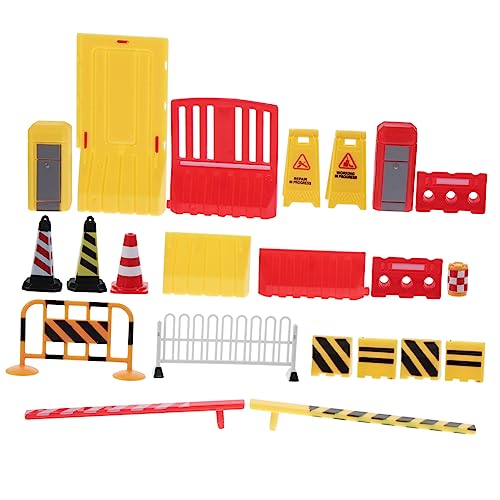 Vaguelly 15 Stück Teiliges Mini Verkehrsschilder Set aus Realistische Straßenverkehrssimulation Pädagogisches Lernspielzeug für Fördert Verkehrssicherheitsbewusstsein und Spielerisches von Vaguelly