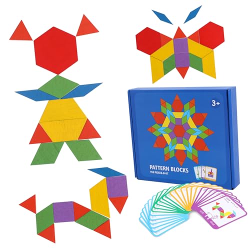 Vaguelly 155 STK. Kreatives Holzpuzzle Holzformen Bildungsspielzeug Vorschulspielzeug Blockrätsel Musterblöcke Aus Holz Holzpuzzle Lernen Hölzern Vaguelly 155 STK. Kreatives Holzpuzzle Holzformen Bildungsspielzeug Vorschulspielzeug Blockrätsel Musterblöcke Aus Holz Holzpuzzle Lernen Hölzern von Vaguelly