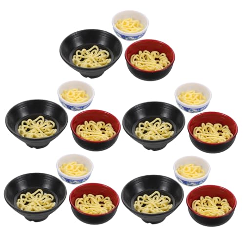 Vaguelly Exquisites Miniatur-lebensmittelspielzeug-Set Ramen-schüssel-Set Für Puppenhaus Wohnzimmer-zubehör Realistische Nudelschüssel-Requisiten Vaguelly Exquisites Miniatur-lebensmittelspielzeug-Set Ramen-schüssel-Set Für Puppenhaus Wohnzimmer-zubehör Realistische Nudelschüssel-Requisiten von Vaguelly