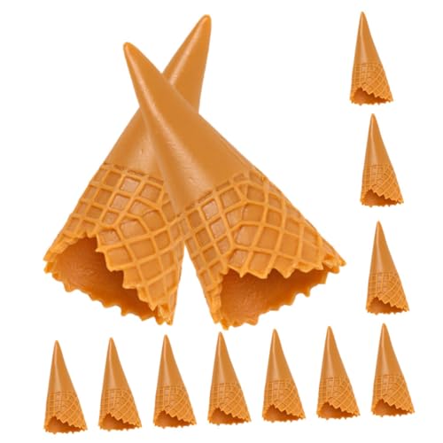 Vaguelly 15St Simulationskegel Eistüten-Display-Requisite so tun, würde Man Eistüte bisschen bastelzeug dekore für handyhüllen selber Machen Eiswaffeln mini PVC Light Brown Vaguelly 15St Simulationskegel Eistüten-Display-Requisite so tun, würde Man Eistüte bisschen bastelzeug dekore für handyhüllen selber Machen Eiswaffeln mini PVC Light Brown von Vaguelly