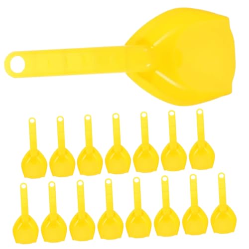 Vaguelly 16 Stück Kinderschaufel Strandspielzeug für Strand-Mesh-Schaufel Outdoor draußen kleine Plastikschaufeln für Sandspielzeug Yellow Vaguelly 16 Stück Kinderschaufel Strandspielzeug für Strand-Mesh-Schaufel Outdoor draußen kleine Plastikschaufeln für Sandspielzeug Yellow von Vaguelly