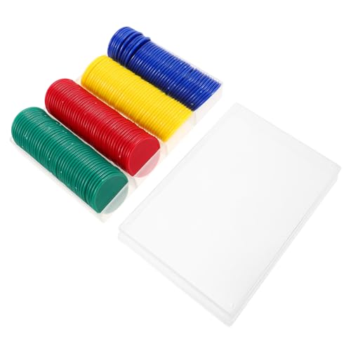 Vaguelly 160 Stück Poker Chips Kunststoff Belohnungsmarken für Farben Je Lernspielzeug für Mathe Zählübungen Vielseitige Classroom Incentives und Schülerbelohnungen von Vaguelly